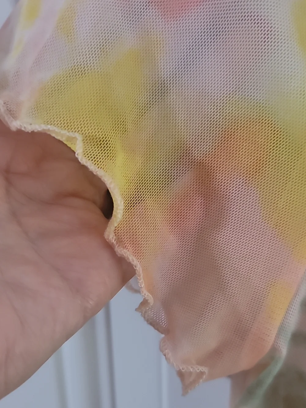 art class Pastel Tie-Dye Tee in Yellow, Peach, Sage